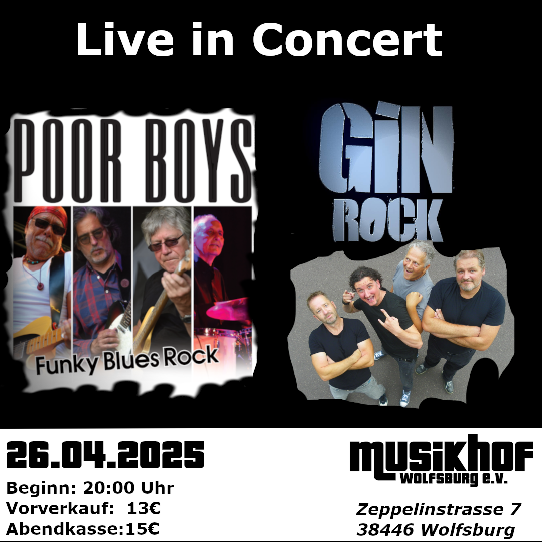 Funky Rock Blues alles was das Herz begehrt